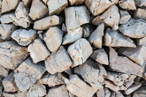 Old stone wall, texture of stone Stock Photos