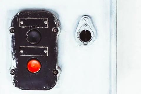 The old stop button start Stock Photos