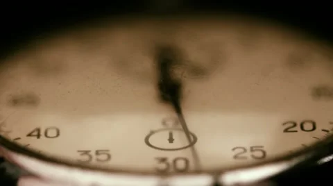Old Stopwatch Stock Footage