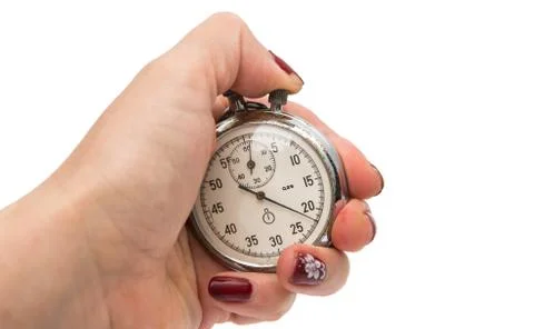 Old stopwatch isolated 写真素材