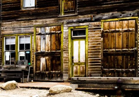Old store front from the wild west days Stock Photos