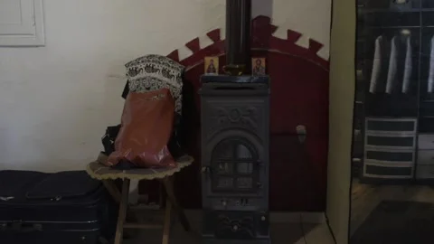 Old stove Stock Footage 144639511