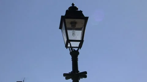 Old street light Stock Footage 8681234