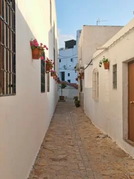 Old street at Mojacar Stock Photos