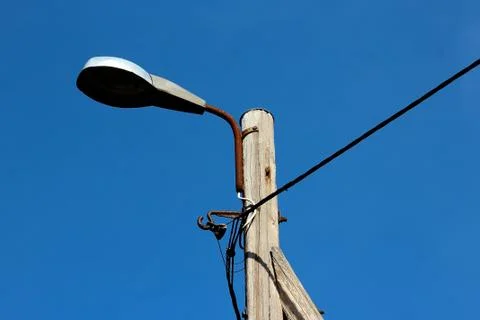 An old streetlight. Stock Photos