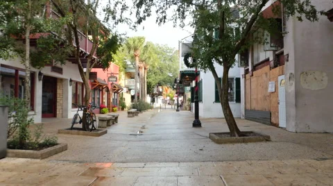 Old streets St Augustine FL 4 Stock Footage 58253119