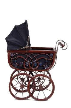 Old stroller Stock Photos