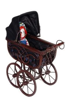 Old stroller v3. Stock Photos