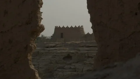 An old structure. Stock Footage 120062088