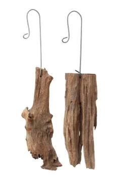 Old stump with hanging hook Stock Photos