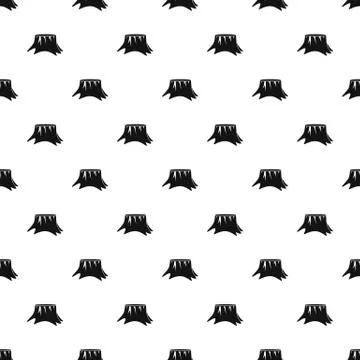 Old stump pattern seamless vector 스톡 일러스트