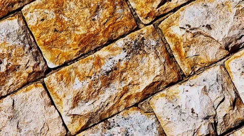 Old style aged stone wal 스톡 동영상 59551948