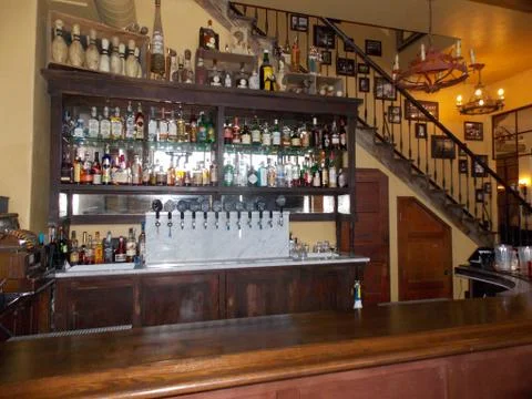 Old Style Bar Stock Photos