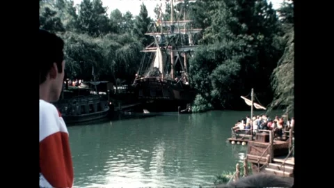 Old-style boat Stock Footage 276289728