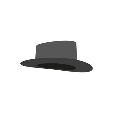 Old style fedora hat. vector illustration Stock Illustration