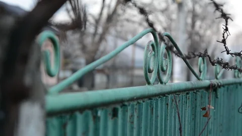 Old style fence Видео 101780098