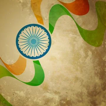 Old style flag design Stock Illustration