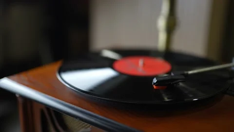 Old style gramophone Stock Footage 195278633