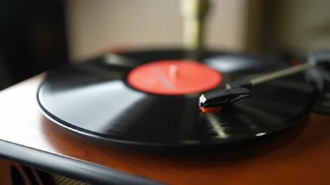 Old style gramophone Stock Footage 195278705