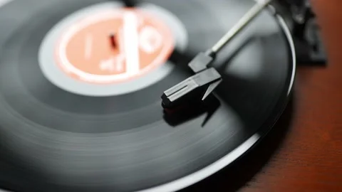 Old style gramophone Stock Footage 195278838