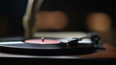 Old style gramophone Stock Footage 195278863