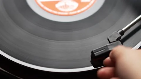 Old style gramophone Stock Footage 195278903