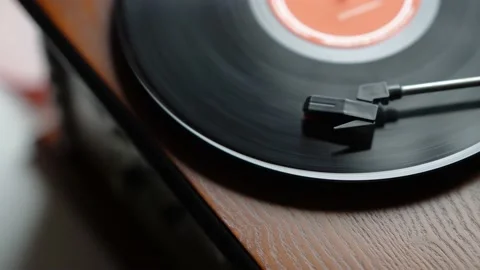 Old style gramophone Stock Footage 195278919