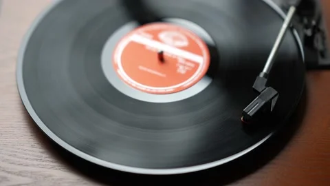 Old style gramophone Stock Footage 195278954