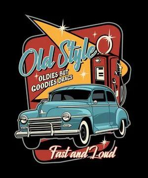 Old Style Stock Illustration