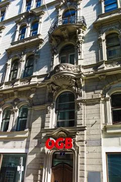 Old style, logo ogb Stock Photos