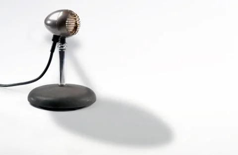Old Style Microphone. Stock Photos