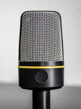 Old Style Microphone Stock Photos