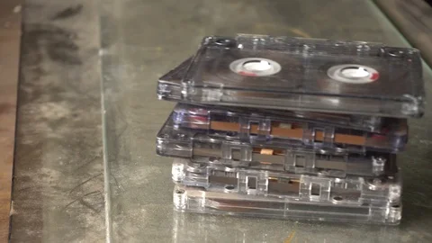 Old style retro tapes 動画素材 96023683