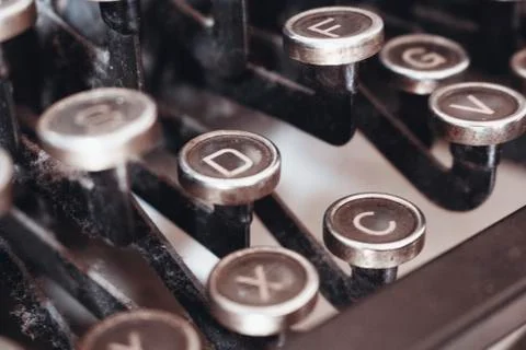 Old style typewriter Stock Photos