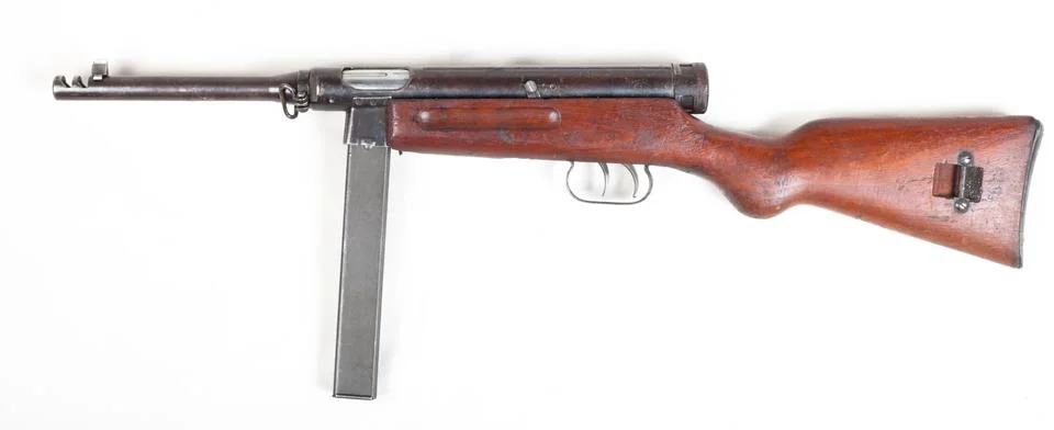 Old submachine gun Stock Photos