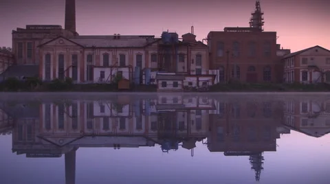 Old sugar factory Stock-Footage 5503091