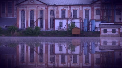 Old sugar factory Video stock 5611791