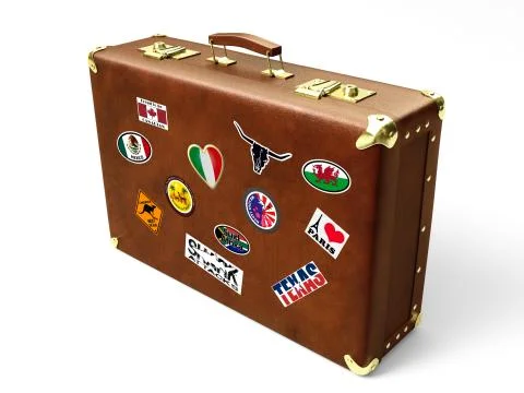 Old suitcase Stock Illustration