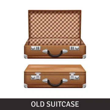 Old Suitcase Illustration Stock Illustration