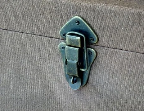 Old Suitcase Latch Lock Stock Photos