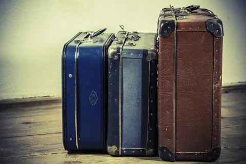 Old suitcase Stock Photos