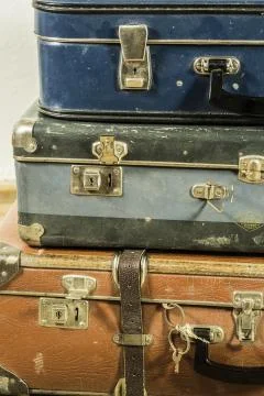 Old suitcase Stock Photos