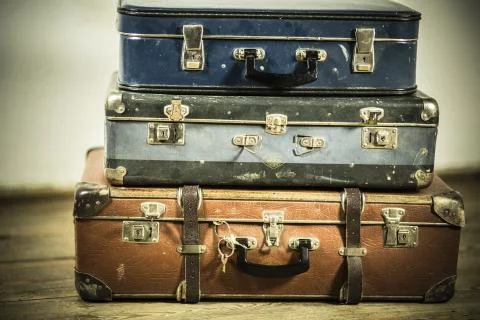 Old suitcase Stock Photos