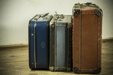 Old suitcase Stock Photos