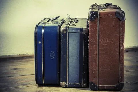 Old suitcase Stock Photos