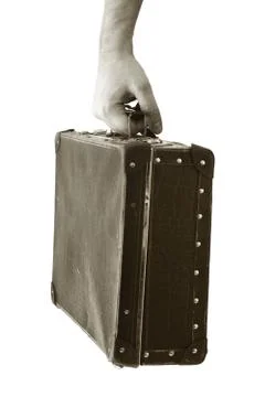 Old suitcase 스톡 사진