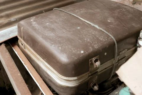 Old suitcase Foto stock