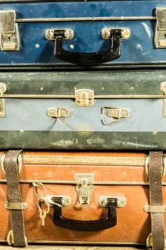 Old suitcases Stock Photos