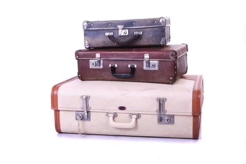 Old suitcases Stock Photos