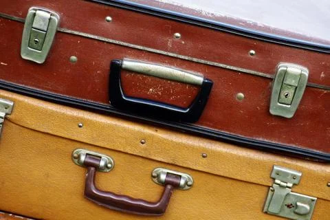 Old suitcases Stock Photos